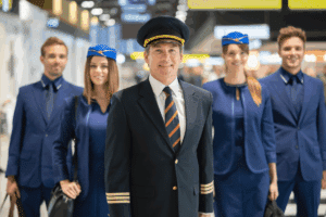 Equipage d'un avion